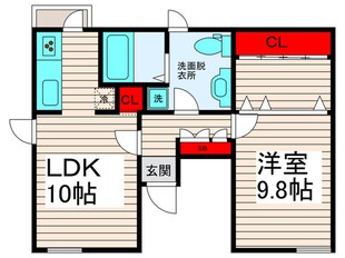 Y‘s－6の物件間取画像